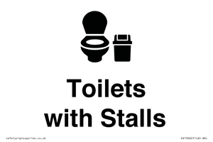 Toilets: Stalls with Sanitary Bin